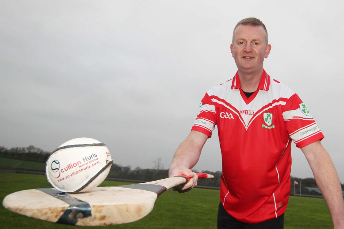 DUP Mayor of Ballymoney Ian Stevenson gets a bit practice before