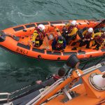 RNLI rescues three canoeists from rocks at Ballycastle following capsize