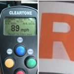 Young motorist caught driving at almost 90mph on the motorway