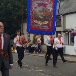 Sinn Fein organised rally to show solidarity following attacks