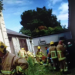 Man impales thigh after falling from roof in Larne