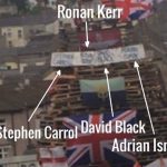 Condemnation as murdered officers’ names burnt on Londonderry bonfire
