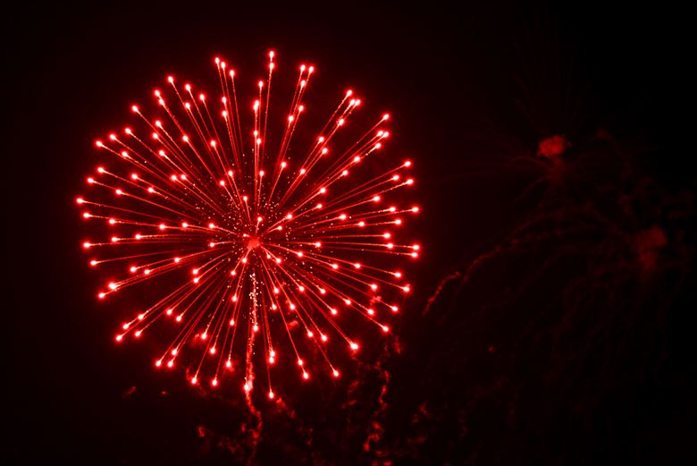 Fireworks should be used in controlled situations and with a licence.