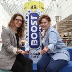 Heather’s Giant’s Causeway design ‘Boost’ in the can Heather Peddle, a 28-year-old HND Graphic Design student from Belfast Metropolitan College, is pictured with Boost Energy Consumer Marketing Manager Francine Matthews