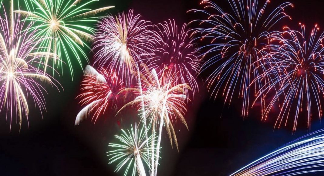 The Holywood fireworks display was cancelled.