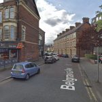 Masked man smashes window of flat in south Belfast Belgravia Avenue. Google Maps.