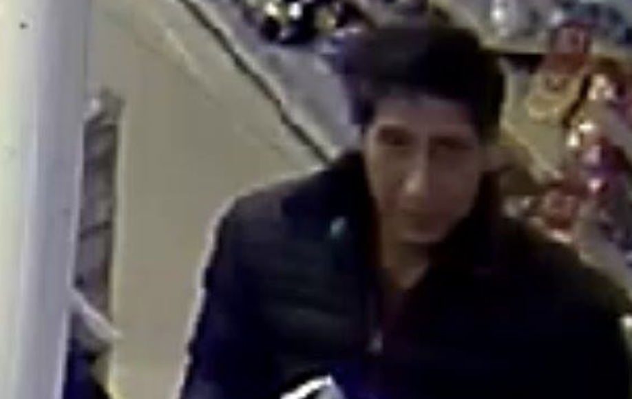 The suspect whom Blackpool police are seeking.