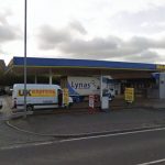 Thieves attempt to break into cigarette cabinet at Ballynure service station Ballynure service station.