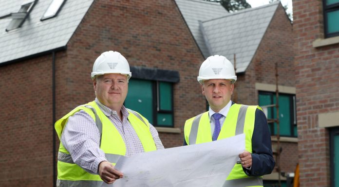 New Ballyhackamore property development secures £1m from Ulster Bank Pictured (L-R) are Aidan Flynn, Managing Director at Flynn, and Gary Barr, Relationship Director, Commercial Real Estate at Ulster Bank.
