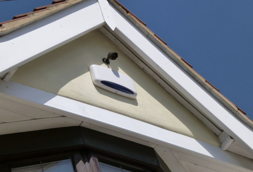 If you hear a house alarm going, off, report it to police.