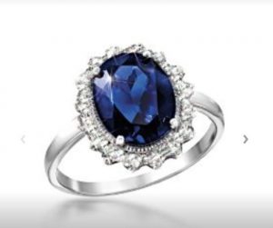 A replica Princess Diana Ring.