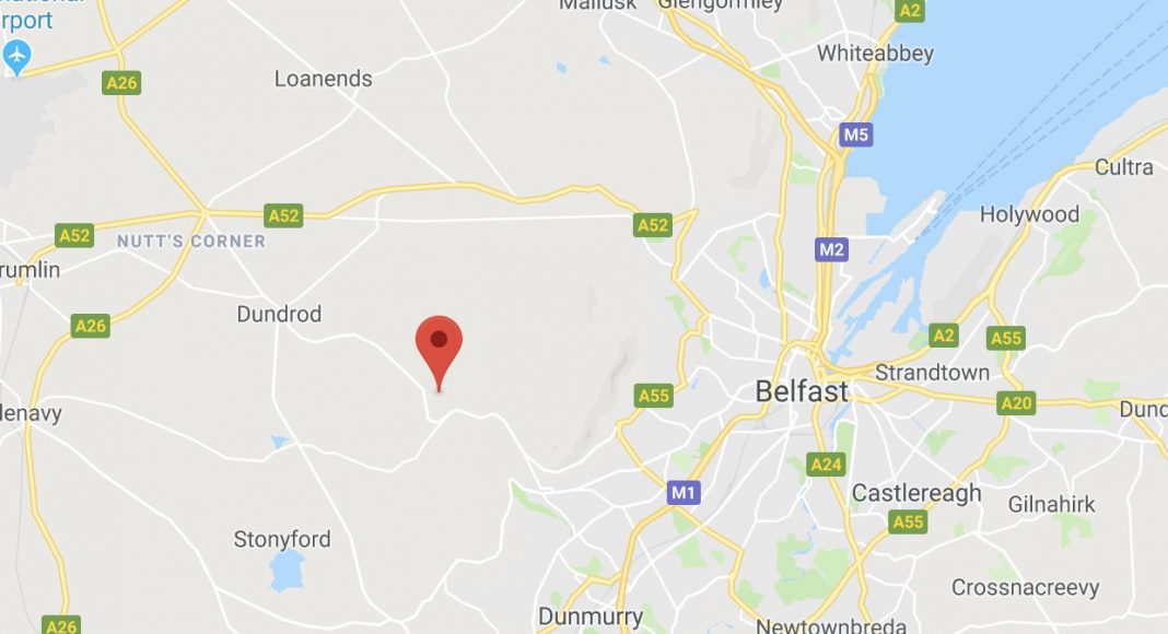 Wheelers Road, Hannahstown. Google Maps.