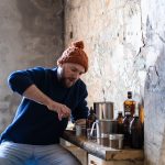Whiskey a go go – light the night at candle making workshop Michael Morris,