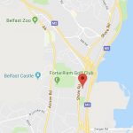 Three masked men assault flat occupant with knife in north Belfast Shore Crescent, Belfast.