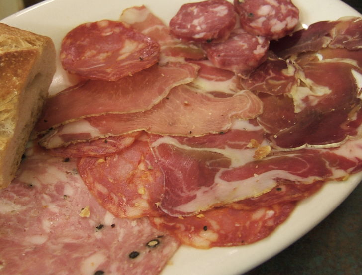 Processed meat.