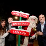 Christmas cheer from Ballyclare’s Hagan Homes as company pledges cash for Lapland charity Pictured are (l-r) Fiona Williamson from NI Children to Lapland and Days To Remember Trust; Jim Burke, Director of Sales and Acquisitions, Hagan Homes; Santa Claus; and Jack Rodgers MBE, Founder and Chairman, NI Children to Lapland and Days to Remember Trust.