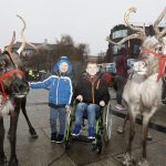 Santa Dash is a runaway success! Pictured are Daithi and Odhram Gallagher from Glengormley.