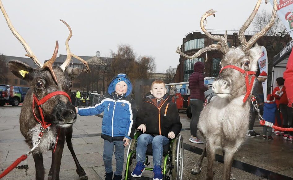 Pictured are Daithi and Odhram Gallagher from Glengormley.