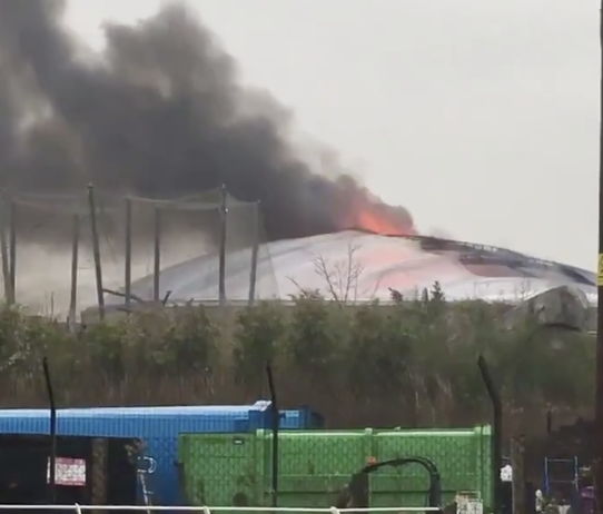 A fire has broken out at Chester Zoo.