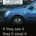 Warning to worshippers – DO NOT leave valuables in the car Pic: PSNI.