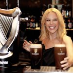 You should be so lucky! A free pint of Guinness on Kylie Kylie Minogue offering free admission to Guinness Storehouse.