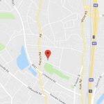 Fireworks placed through letterbox set fire to door of house in north Belfast Dunmore Walk. Google Maps.