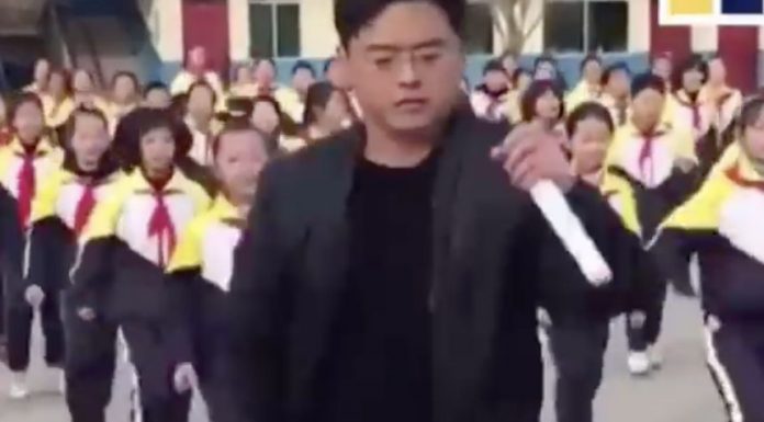 Principal busts some moves at school in China Zhang Pengfei