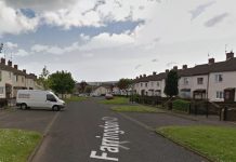 Attempted burglary in Ardoyne Farringdon Court, Ardoyne.