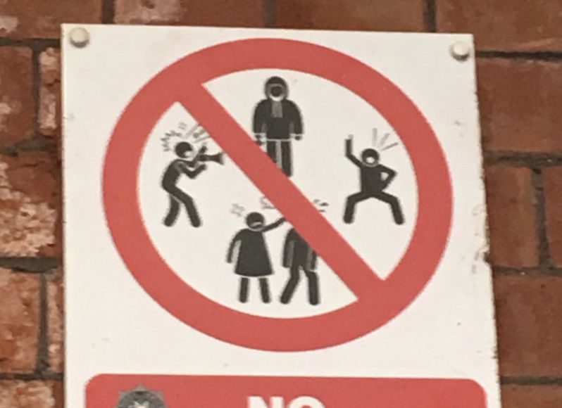 Ballymoney sign has been branded as humorous.