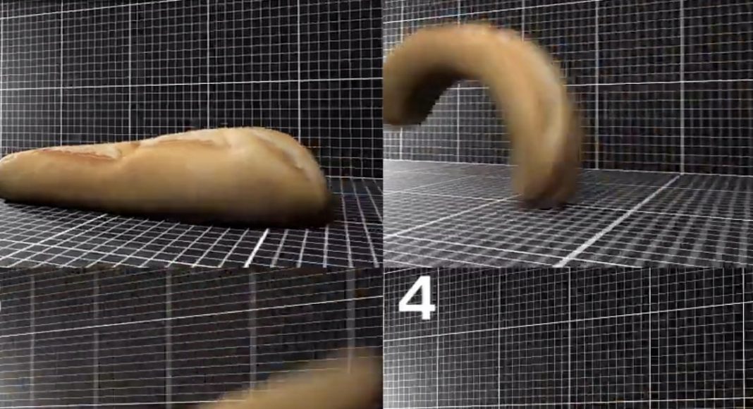 The baguette's got the moves.
