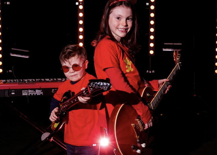 Rock Red Friday 2019 was launched by Niall Parfitt (4) and his sister Éabha (7).