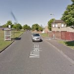 Car crashes into house in Mossley in hit and run – no one is injured Milewater Drive.