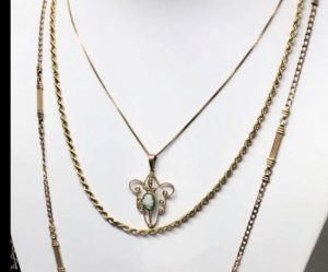 Some of the jewellery taken in Carrickfergus burglary.