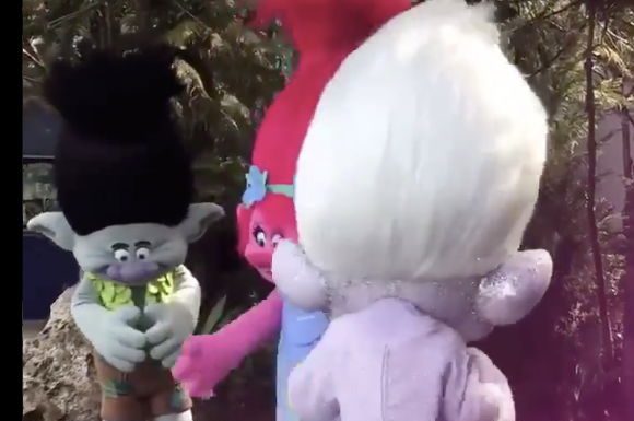 WATCH: new Troll character farts glitter at visitors at Universal Orlando The farting Troll.