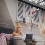 Mr Blobby caught ‘spying’ on woman in bath in BT poster