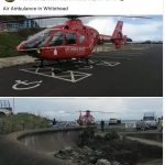 Emergency services dealing with incident at lighthouse at Whitehead