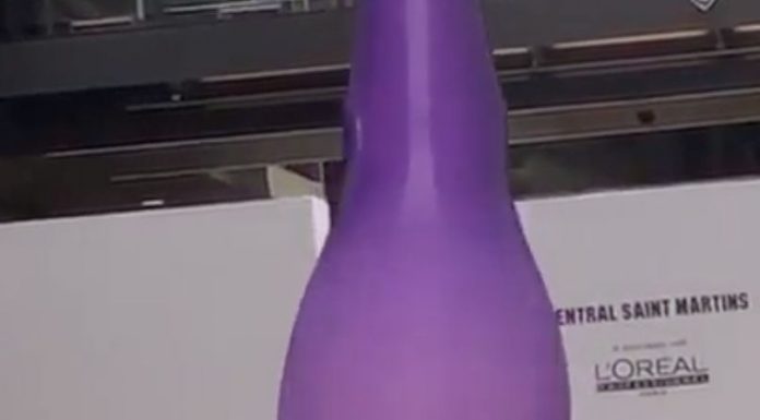 Giant balloon dresses blow minds in fashion show
