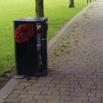 Poppy wreaths destroyed and binned in Glengormley