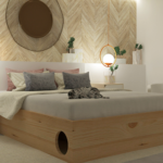 A bed for people and cats – fur real!