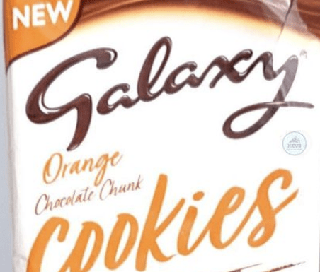 Galaxy orange chocolate chunk cookies are out of this world