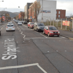 Youths threw bricks at cars and stoned buses on the Shankill