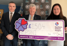 Police hand over £1,500 to the Northern Ireland Children’s Hospice