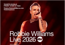 Robbie Williams announces Croke Park date
